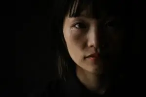 woman crying